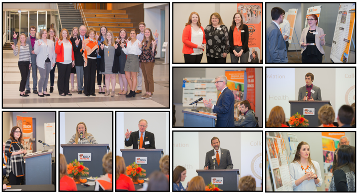 collage of images from the graduate reception