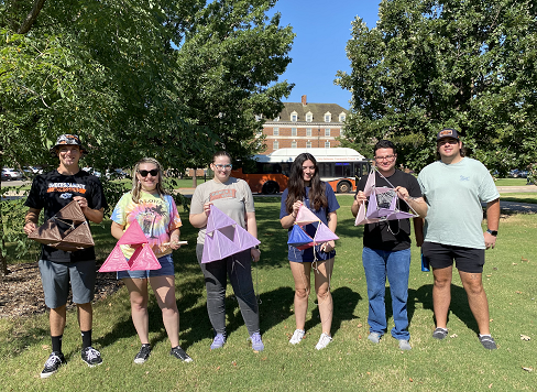 CI Students with Kites